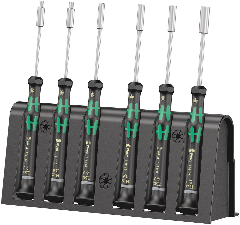 WERA 05118158001 2069/6 RACK SCREWDRIVER SET