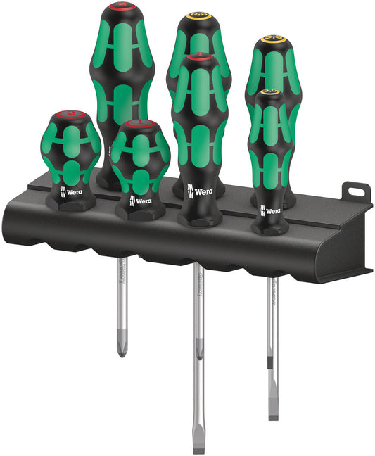 WERA 05008900001 300/7 MIXED KRAFTFORM & STUBBY SET, 7PC PHILLIPS / SLOTTED