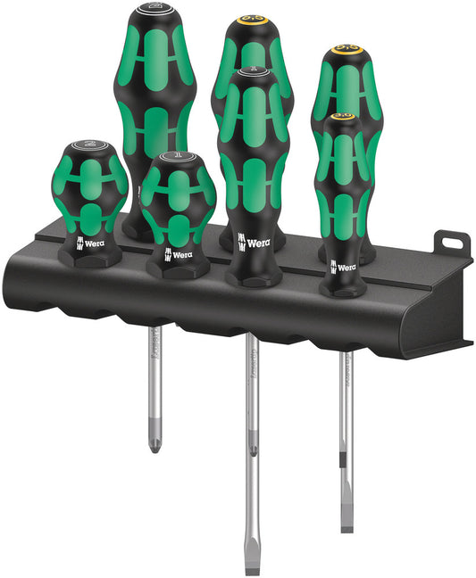 WERA 05008901001 300/7 MIXED KRAFTFORM & STUBBY SET, 7PC POZIDRIV / SLOTTED