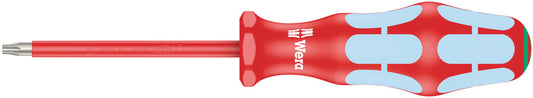 WERA 05022764001 3167 I TORX 20 X 80 MM VDE INSULATED SCREWDRIVER FOR TXSCREWS, STAINLESS