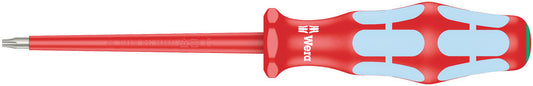 WERA 05022760001 3167 I TORX 8 X 80 MM VDE INSULATED SCREWDRIVER FOR TXSCREWS, STAINLESS