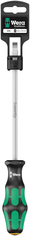WERA 05100031001 334   1.2 X 8.0 X 175 MM HANG-TAG S/DRIVER FOR SLOTTED SCREWS