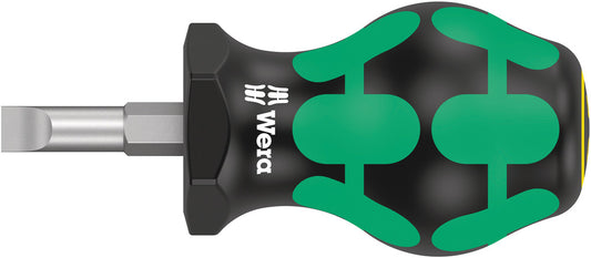 WERA 05008843001 335 STUBBY 1,2 X 6,5 X 79 MM STUBBY SCREWDRIVER FOR SLOTTED SCREWS