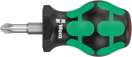 WERA 05008851001 350 STUBBY PH 2 X 79 MM STUBBY SCREWDRIVER FOR PHILLIPS SCREWS