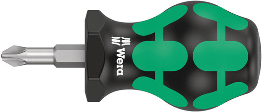 WERA 05008854001 355 STUBBY PZ 2 X 79 MM STUBBY SCREWDRIVER FOR POZIDRIV SCREWS