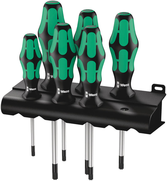 WERA 05028062001 367/6 RACK TORX S/DRIVER SET