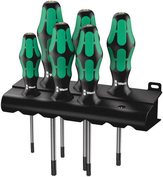 WERA 05138250001 367/6 BO TORX DRIVER SET S/DRIVERS FOR RESIS-TORX-SCREWS