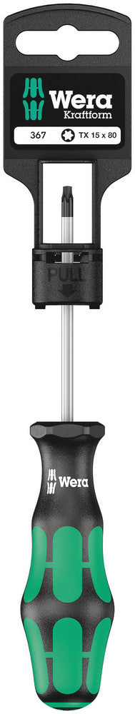 WERA 05100061001 367 TX 15 X 80 MM HANG-TAG TORX DRIVER