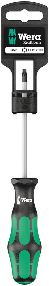 WERA 05100062001 367 TX 20 X 100 MM HANG-TAG TORX DRIVER