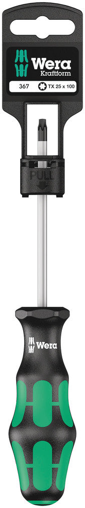 WERA 05100063001 367 TX 25 X 100 MM HANG-TAG TORX DRIVER