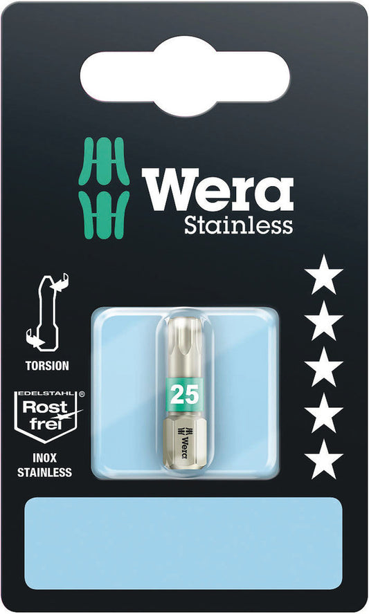 WERA 05073622001 3867/1 TS TX 20 X 25 MM SB TORX BIT