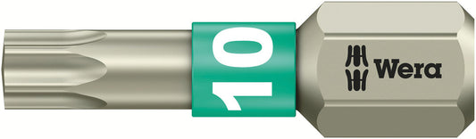 WERA 05071032001 3867/1 TS TX 10 X 25 MM BITS FOR TORX SOCKET SCREWS