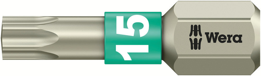 WERA 05071033001 3867/1 TS TX 15 X 25 MM BITS FOR TORX SOCKET SCREWS