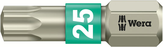 WERA 05071035001 3867/1 TS TX 25 X 25 MM BITS FOR TORX SOCKET SCREWS