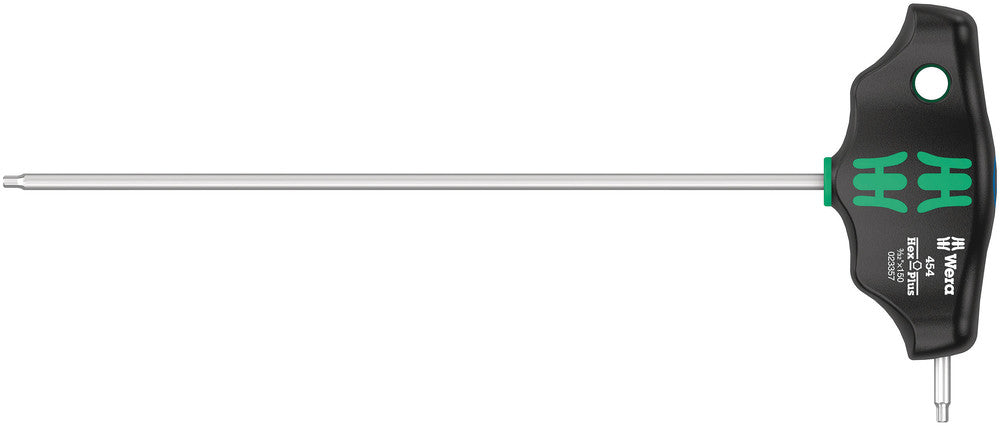 WERA 05023356001 454 HEX-PLUS 5/64" X 150 MM T-HANDLE HEX DRIVER