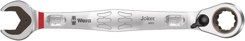 WERA 05020072001 JOKER SWITCH SW 17MM RATCHETING COMBINATION WRENCH