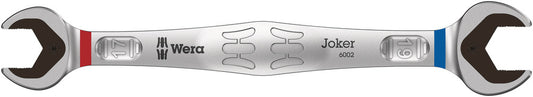 WERA 05003765001 JOKER 17 + 19 METRIC JOKER DOUBLE OPEN-ENDED WRENCH