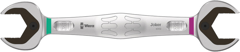 WERA 05020264001 6002 JOKER DOUBLE OPEN END WRENCH; 30 + 32MM