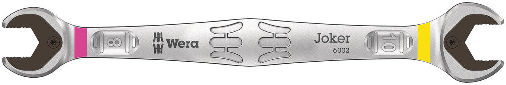 WERA 05020259001 6002 JOKER DOUBLE OPEN-ENDED WRENCHES, 8 X 10 X 141 MM