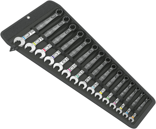 WERA 05020302001 6003 JOKER 15 SET 1 COMBINATION WRENCH SET, 15 PIECES