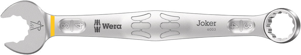 WERA 05020218001 6003 JOKER COMBINATION WRENCH 3/4"