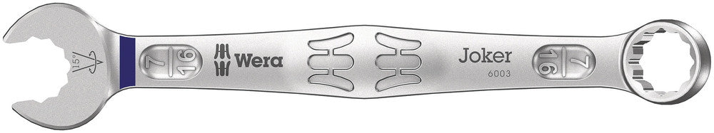 WERA 05020213001 6003 JOKER COMBINATION WRENCH 7/16"