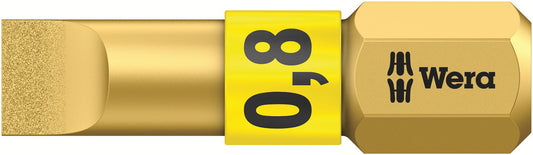 WERA 05056172001 800/1 BDC 0.8 X 5.5 X 25 MM SLOTTED BITS, BITORSION