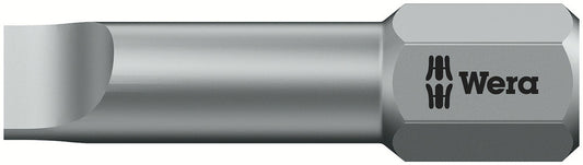 WERA 05056225001 800/1 TZ 1.0 X 5.5 X 25 MM SLOTTED BITS, TORSION ZONE