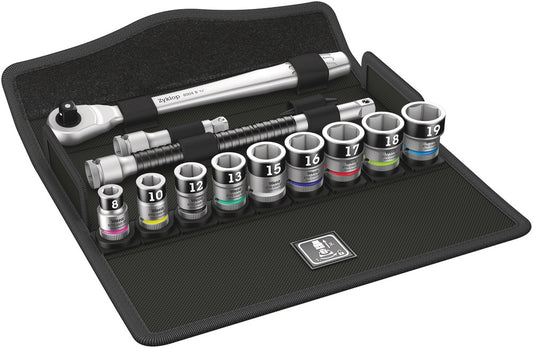 WERA 05003785001 8100 SB HF 1 ZYKLOP METAL RATCHET SET ZYKLOP METAL RATCHET SET 3/8"