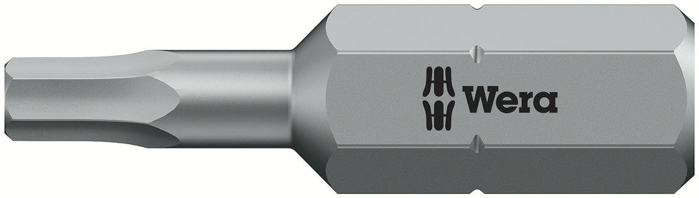 WERA 05056315001 840/1 Z HEX-PLUS SW 3 X 25 MM BITS FOR HEX SOCKET SCREWS
