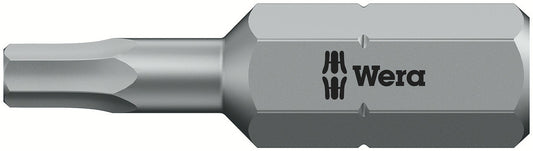 WERA 05056315001 840/1 Z HEX-PLUS SW 3 X 25 MM BITS FOR HEX SOCKET SCREWS