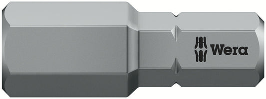 WERA 05056335001 840/1 Z HEX-PLUS SW 8 X 25 MM BITS FOR HEX SOCKET SCREWS