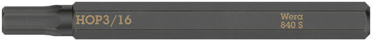 WERA 05018156001 840 S HEX-PLUS 3/16" X 70 MM