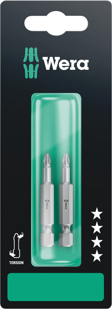 WERA 05134380001 851/4 TZ PH 1 X 50 MM SB BITS ASSORTMENT (2 PCS)