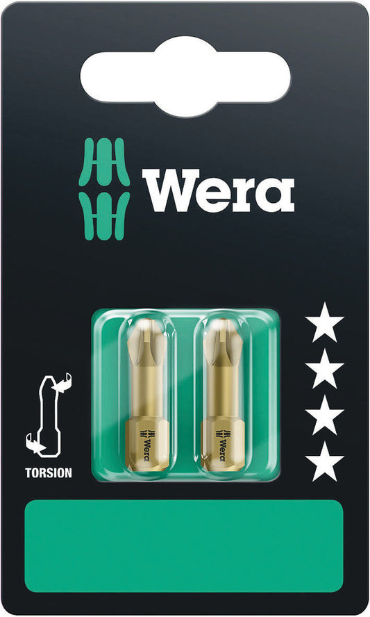 WERA 05073371001 855/1 TH PZ 2 X 25 MM SB BITS ASSORTMENT (2 PCS)