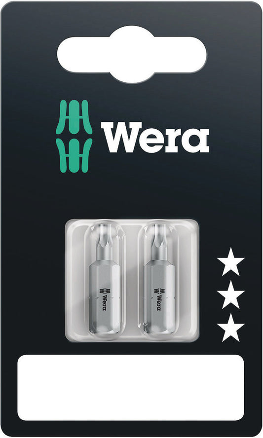 WERA 05073340001 867/1 Z TX 15 X 25 MM SB BITS ASSORTMENT (2 PCS)