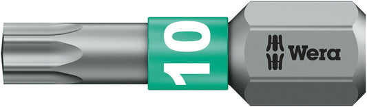 WERA 05066120001 867/1 BTZ  TX 10 X 25 MM TORX BITS, BITORSION