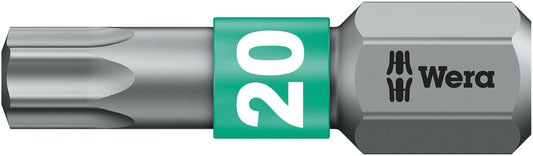 WERA 05066124001 867/1 BTZ  TX 20 X 25 MM TORX BITS, BITORSION
