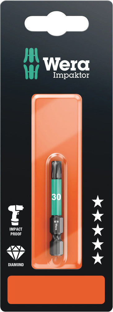 WERA 05073966001 867/4 IMP DC TX 30 X 50 MM SB TORX-BITS, IMPACT
