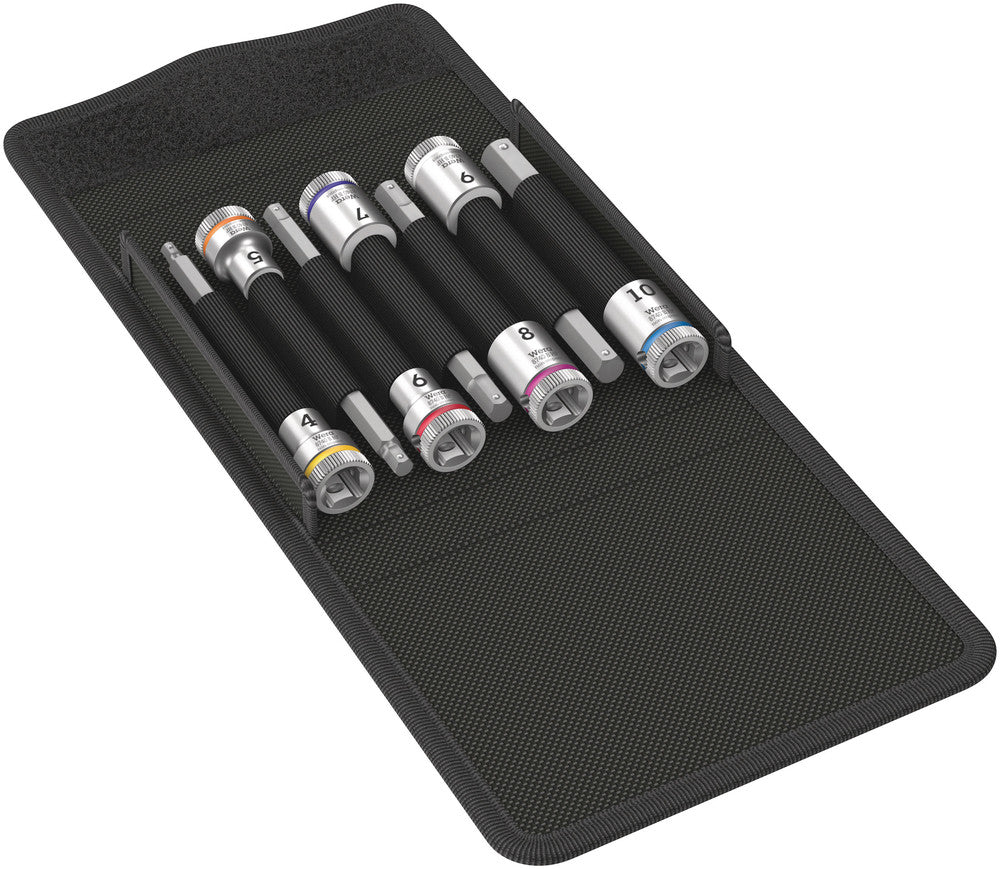 WERA 05003180001 8740 B HF 1 BIT SOCKET SET 3/8" DRIVE, WITH HOLDING FUNCTION