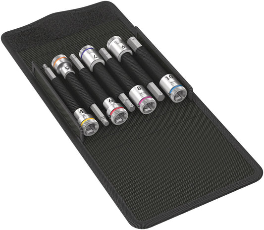 WERA 05003180001 8740 B HF 1 BIT SOCKET SET 3/8" DRIVE, WITH HOLDING FUNCTION