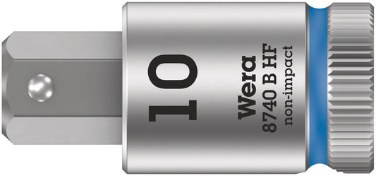 WERA 05003043001 8740 B HF HEX-PLUS SW 10,0 X 38,5 MM ZYKLOP BIT SOCKET WITH 3/8" DRIVE HOLDING FUNCTION