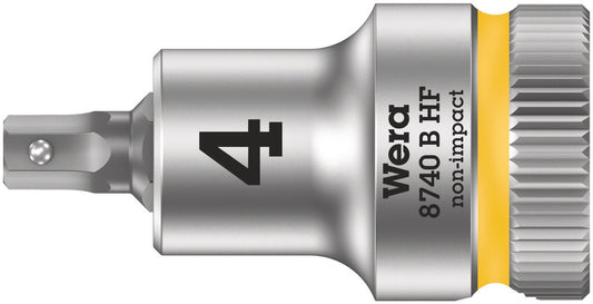 WERA 05003031001 8740 B HF HEX-PLUS SW 4,0 X 35 MM ZYKLOP BIT SOCKET WITH 3/8" DRIVE HOLDING FUNCTION