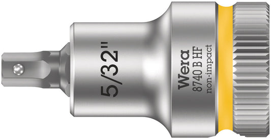 WERA 05003083001 8740 B HF HEX-PLUS SW 5/32" X 35 MM ZYKLOP BIT SOCKET WITH 3/8" DRIVE HOLDING FUNCTION