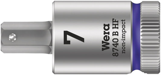 WERA 05003037001 8740 B HF HEX-PLUS SW 7,0 X 38,5 MM ZYKLOP BIT SOCKET WITH 3/8" DRIVE HOLDING FUNCTION