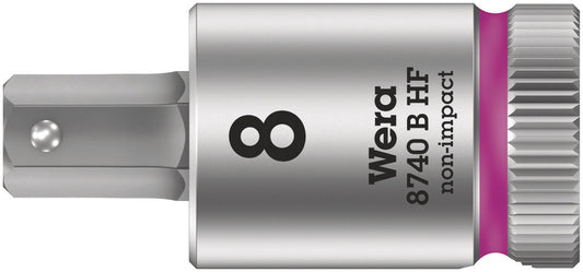 WERA 05003039001 8740 B HF HEX-PLUS SW 8,0 X 38,5 MM ZYKLOP BIT SOCKET WITH 3/8" DRIVE HOLDING FUNCTION