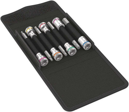 WERA 05003181001 8740 B HF IMPERIAL 1 BIT SOCKET SET 3/8" DRIVE, WITH HOLDING FUNCTION