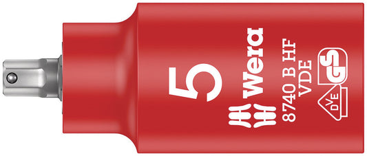 WERA 05004901001 8740 B VDE HF HEX SW 5 HF INSULATED SOCKET