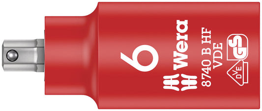 WERA 05004902001 8740 B VDE HF HEX SW 6 HF INSULATED SOCKET