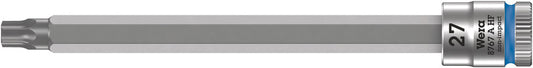 WERA 05003368001 8767 A HF TORX ZYKLOP BIT SOCKET WITH 1/4" DRIVE WITH HOLDING FUNCTION , TX 27 X 100 MM